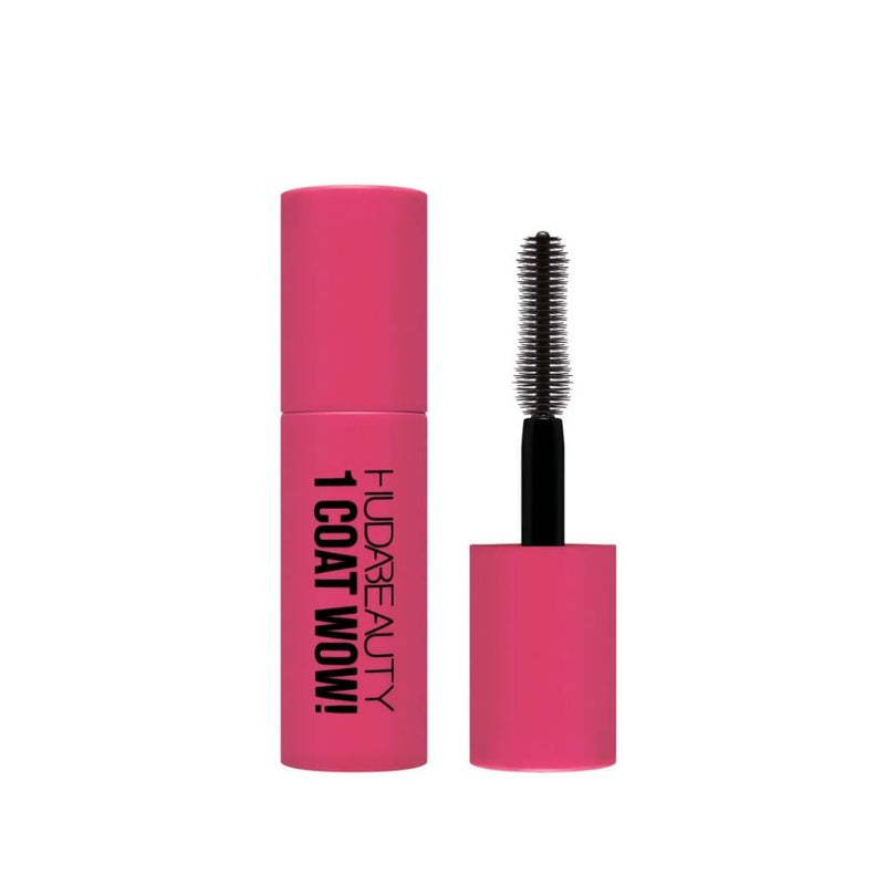 One Coat Wow Mascara for Thin Lashes Thickening and Lifting Huda Beauty 5ml