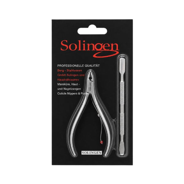 Best Manicure Kit Cuticle Scissors And Pusher Stainless Steel Solingen 1 Set