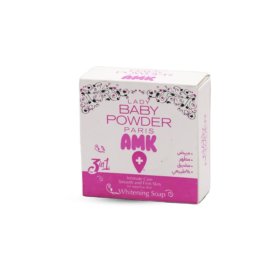 Lady Baby Powder AMK Whitening & Cleansing Soap for Sensitive Area 100g