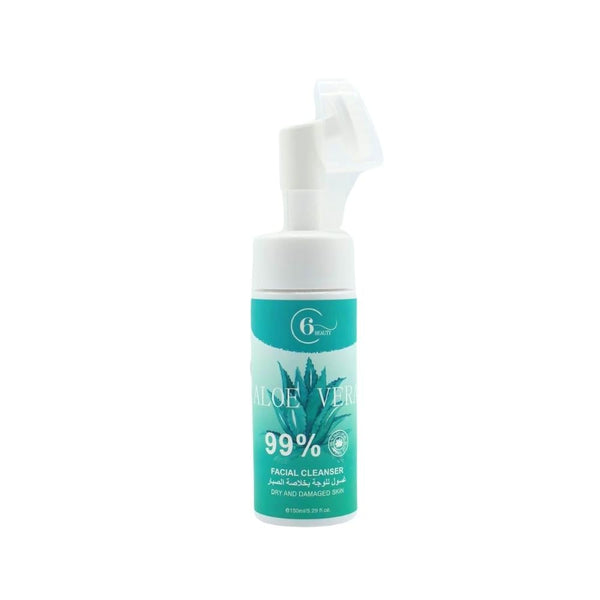 6 Beauty Aloe Vera Facial Wash, Deep Cleansing, Moisturizing, 150ml