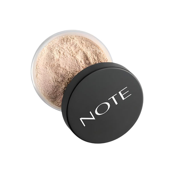 Note Loose Setting Powder 02 Light Beige for a Matte Finish