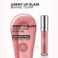 Flormar Dewy Lip Gloss, Shea Butter, Moisturizing, 021 Shine Today