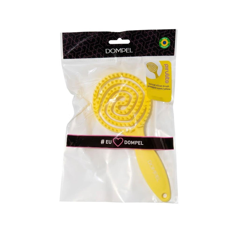 Best Hairbrush for Fine Hair Silicone Pineapple Scent Dompel 1 Count