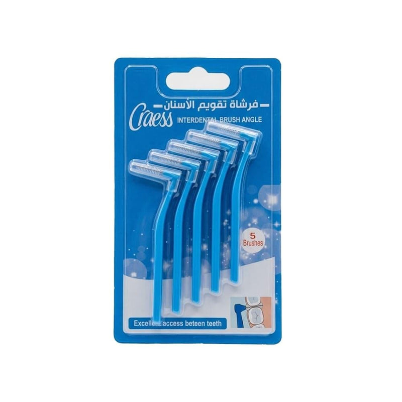 Orthodontic Brush Set Braces Cleaning Soft Bristles Craess 5 Pack