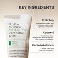 Refreshing Morning Foaming Face Wash pH Balanced Axis-y 120ml