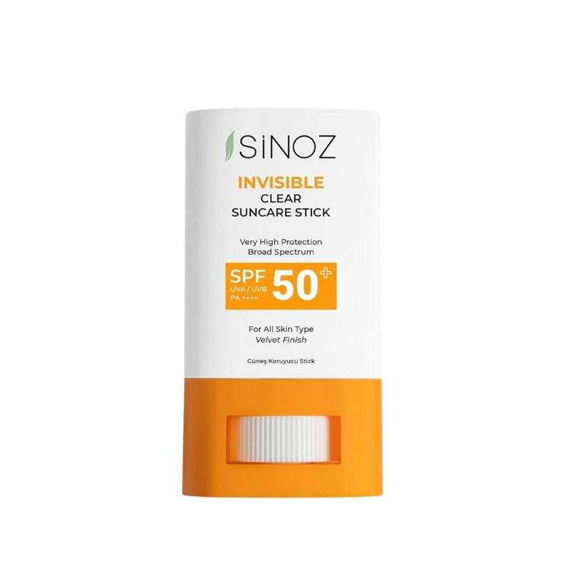 Sinoz Invisible Sunscreen Stick SPF 50+ UVA UVB Protection, 15ml