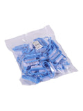 Salon System Small Enclosed Brush Pedicure Tool - Blue - 50 Pack
