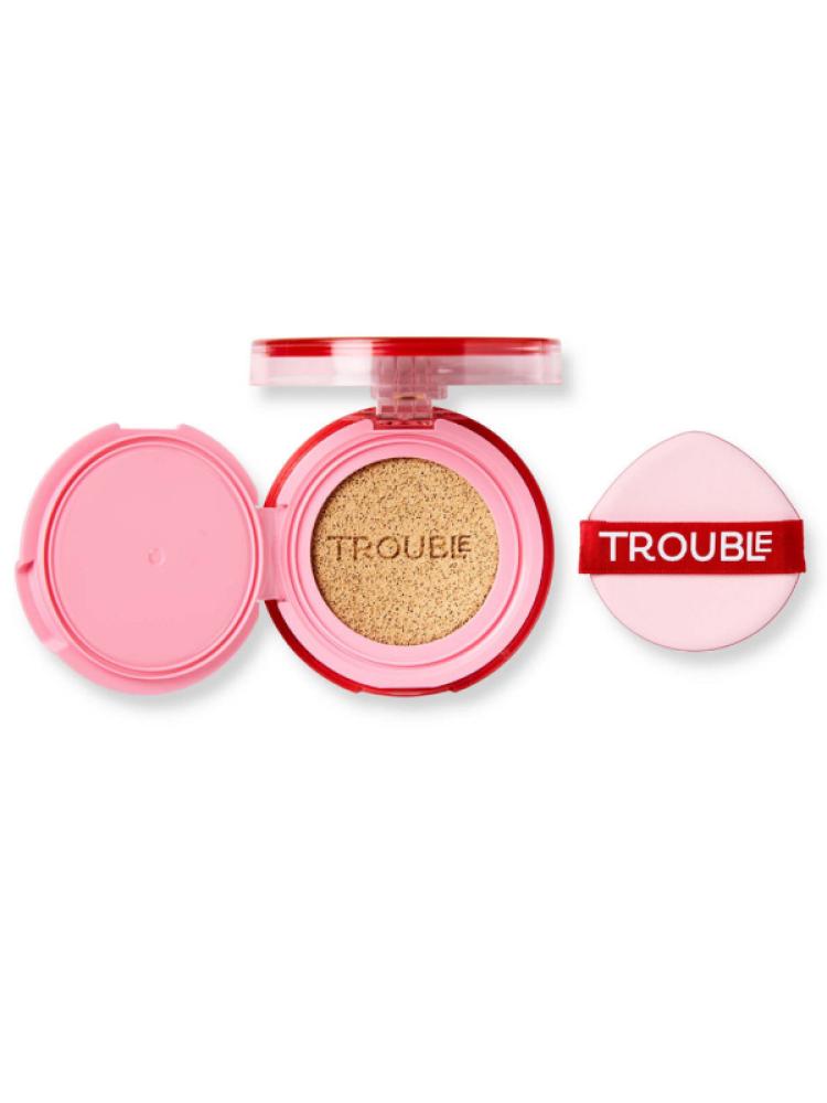 Trouble Maker Moon Walker Cushion Foundation - Medium Coverage, Dewy Finish - 12g