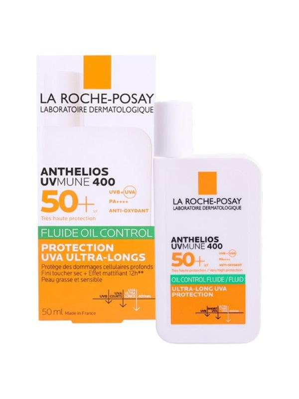 Sunscreen for Oily Sensitive Skin Fluid Anthelios UVMune 400+ La Roche-Posay 50ml
