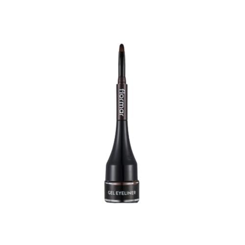 Flormar Gel Eyeliner, 03 Brown, Long-Lasting, Smudge-Proof