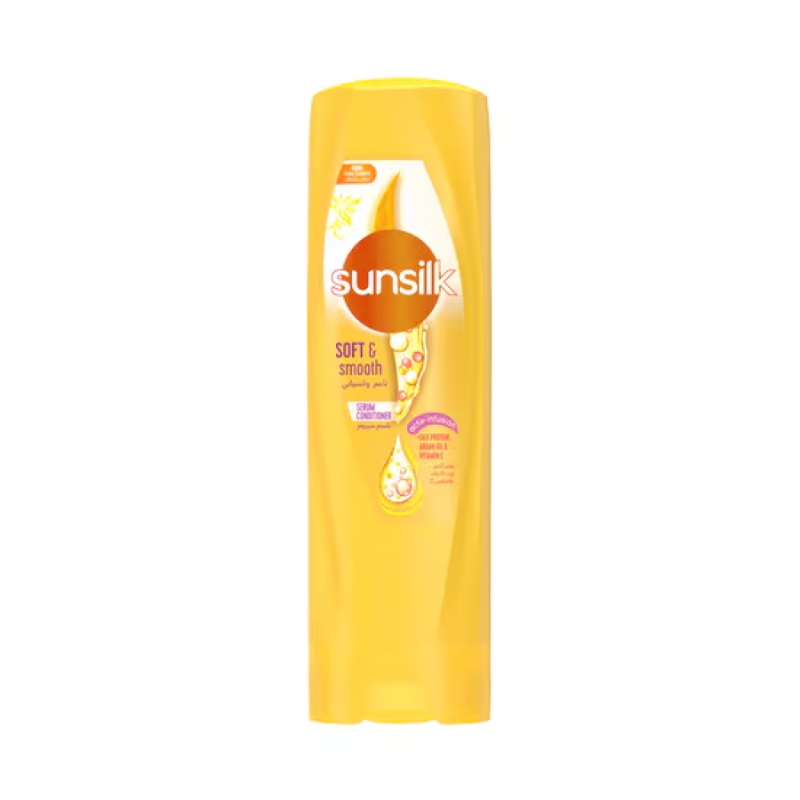 Sunsilk Smooth & Silky Conditioner with Silk Protein & Argan Oil 340ml