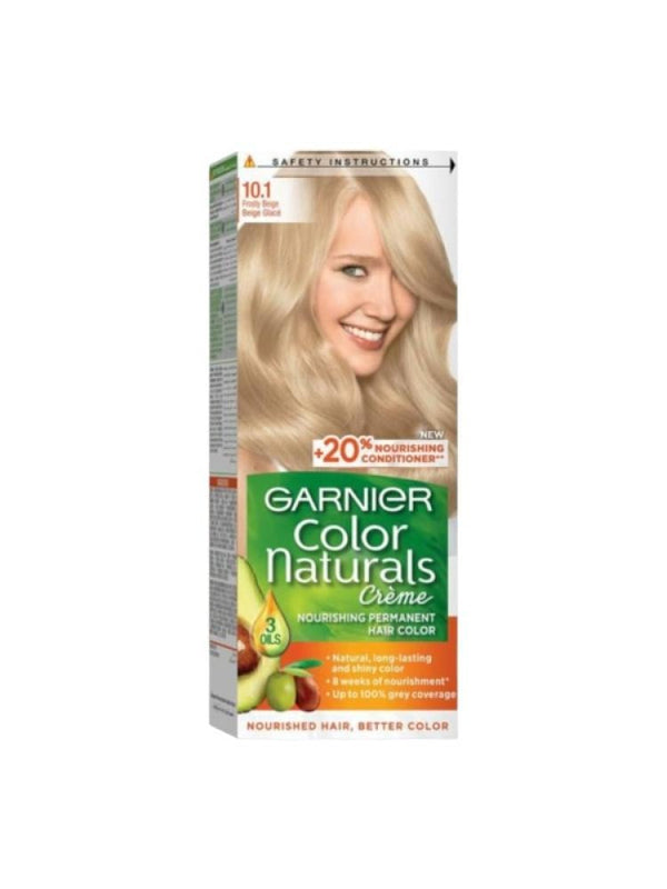Garnier Color Naturals Hair Dye - Ash Beige Blonde 10.1 - Grey Coverage