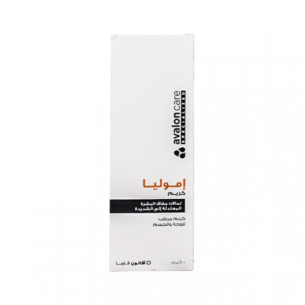 Avalon Care Emolia Moisturizing Cream, Face and Body, 100g