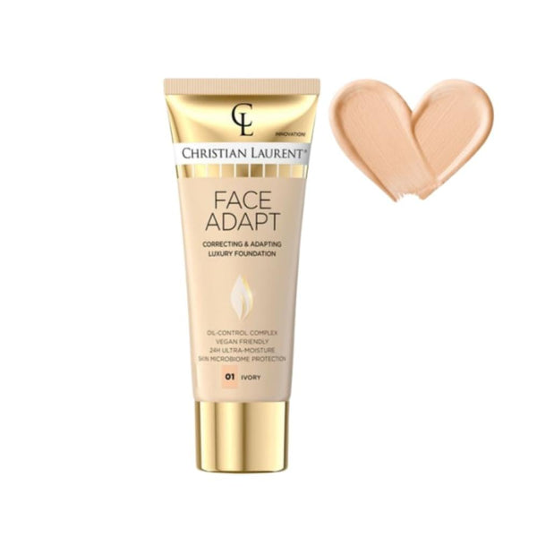 Christian Laurent Face Adapt Foundation 01 Ivory 30ml Medium Coverage