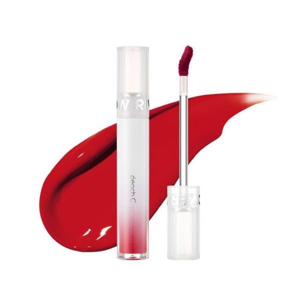 Peach C Kori River Glow Lip Tint 01 High Cherry, Water-Based Glossy