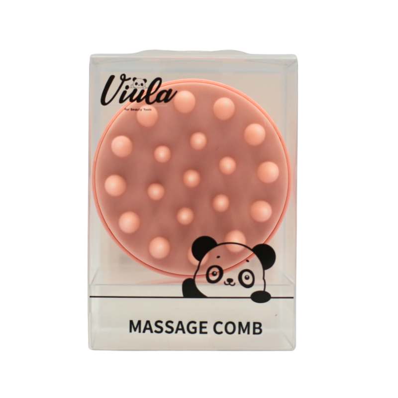 Evenei Scalp Massager Shampoo Brush Silicone Bristles Hair Comb