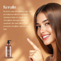 Totex Keratin Shampoo for Damage Repair, Cleansing and Moisturizing, 750ml