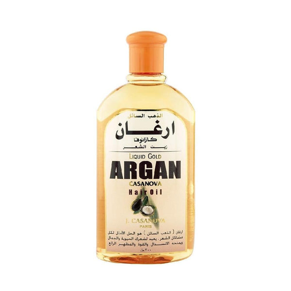 Argan Oil for Hair Liquid Gold Dry Hair Treatment Casanova 300ml