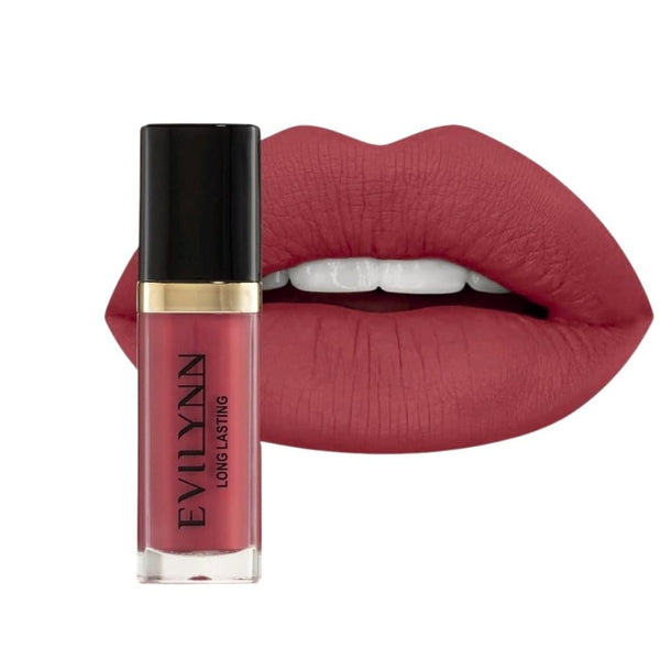 Eveline Liquid Lipstick, Matte Finish, Long-Lasting, Shade 35