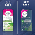 Veet Gel Wax Strips for Dry Skin Aloe Vera 20 Strips
