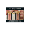 Lip Gloss Set 3-Piece High-Shine Glaze Collection Max Factor X