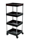 Salon System 4-Tier Trolley - Black