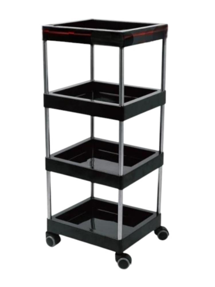 Salon System 4-Tier Trolley - Black