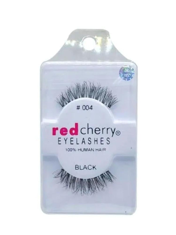 Buy False Eyelashes Natural Look Red Cherry #003 Black