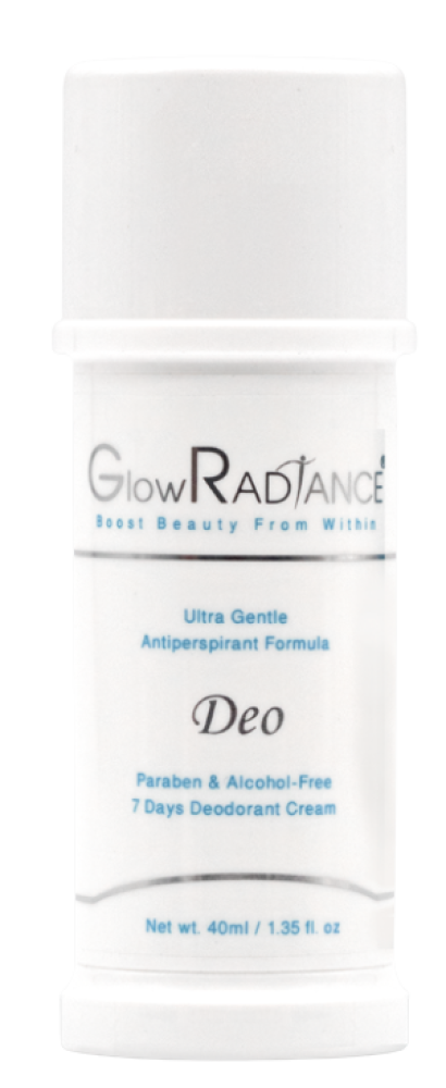 Deodorant Cream Natural Sweat Control Formula GLOW RADIANCE 40ml