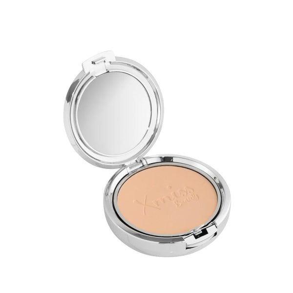 X Miss Beauty Pressed Face Powder Oil-Free Matte Finish Shade 04