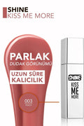Top Rated Liquid Lipstick Long Lasting Shine Flormar Shine Kiss Me More 003 Peach 4ml