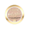 Eveline Feel The Glow Face Diamond Highlighter 02 Peach Glow 5g