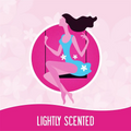 Carefree Plus Daily Pads Large Size Light Scent 48 Count