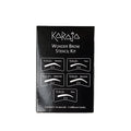 Karaja Eyebrow Stencil Set, 10 Assorted Shapes for Symmetrical Brow Shaping