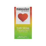 Masculan Frutti Edition Condoms Fruity Flavored Latex Protection 10 condoms