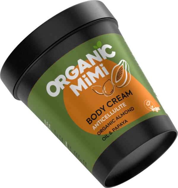 Firming Body Cream with Almond Oil and Papaya by Organic Mimi 200ml