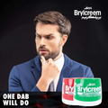 Brylcreem Anti-Dandruff Hair Styling Cream, Moisturizing, 140ml