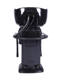 Salon System Leather Hair Washing Chair with Adjustable Basin