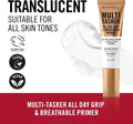 Rimmel London Multi-Tasker Vitamin C Primer - Clear, All-Day Makeup Hold & Brightening, 24ml