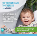 Jordan Step 1 Toothbrush for Children 0-2 Years, Soft Bristles