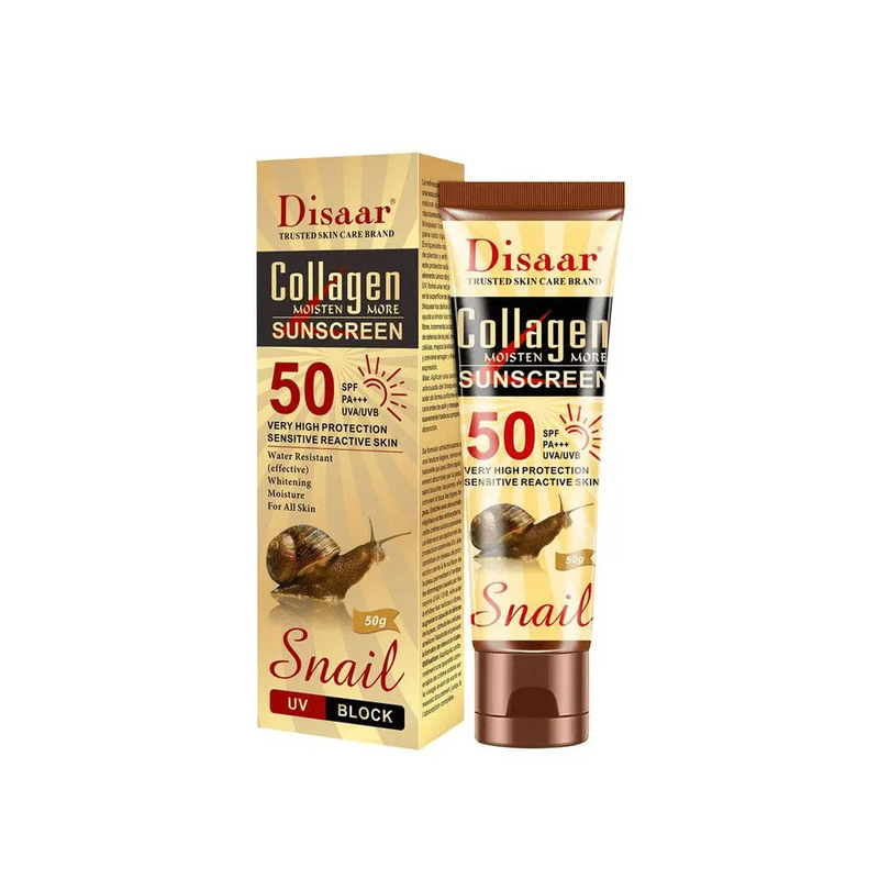 Disaar Sunscreen Cream SPF 50 with Collagen 50g