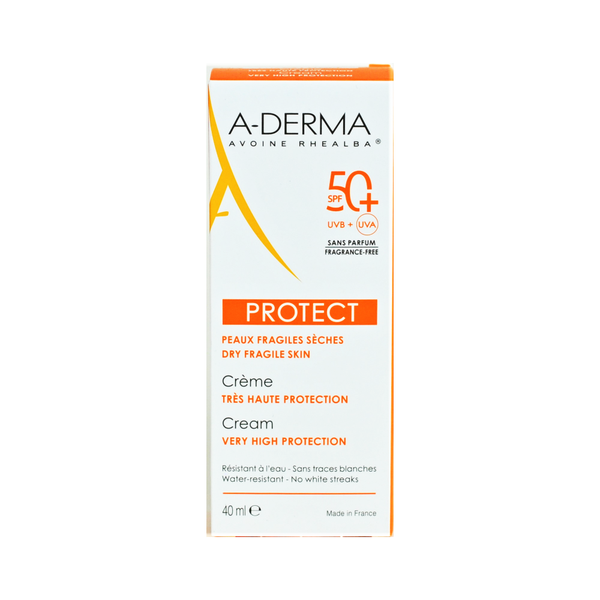 SPF Face Cream Ultra Protection Moisturising Sensitive Skin A-Derma 40ml