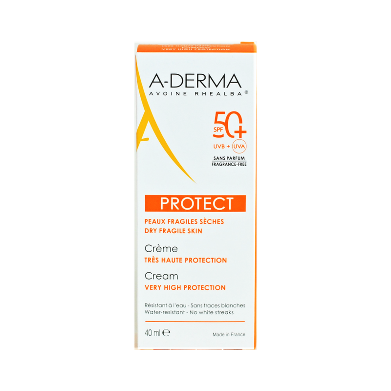 SPF Face Cream Ultra Protection Moisturising Sensitive Skin A-Derma 40ml