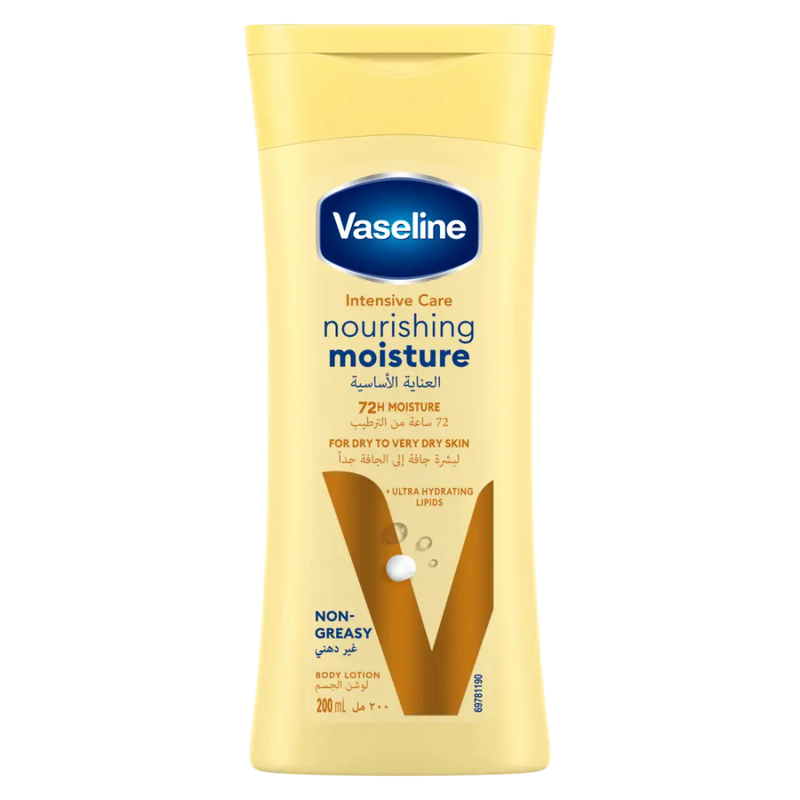 Vaseline Body Lotion Intensive Care Nourishing Moisture Hydrating Formula 200ml