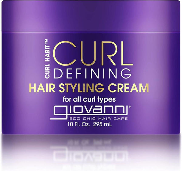 Hair Styling Cream Defining Coconut Oil Jojoba Shea Butter Giovanni 295ml