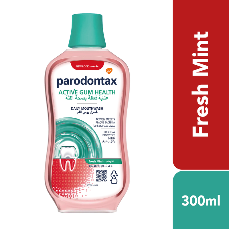 Best Mouthwash For Gum Health Active Daily Fresh Mint Parodontax 500ml