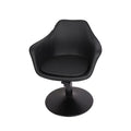 Salon System Premium Black Hydraulic Hair Cutting Chair - Model 2024
