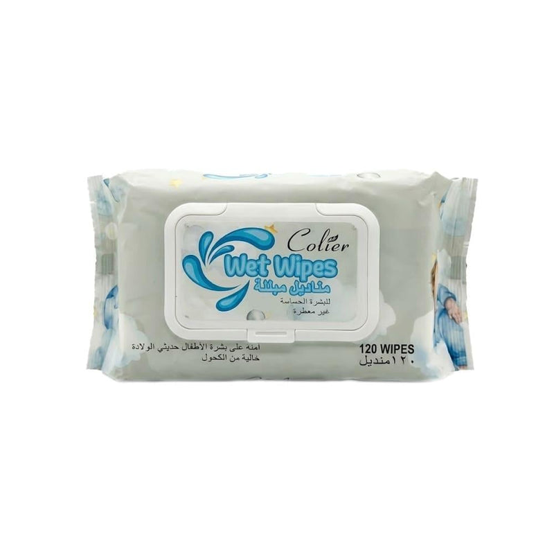Baby Wipes Gentle Cleansing 120 Wipes Colier