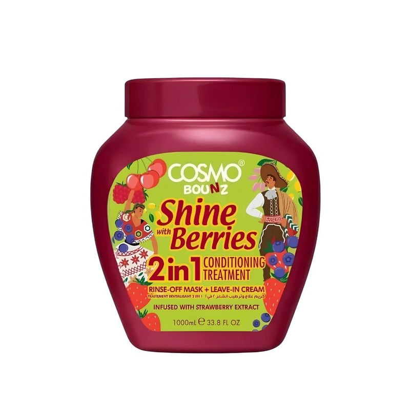 Hair Treatment and Moisturizing Cream Raspberry Extract Cosmo Bounce 1000ml