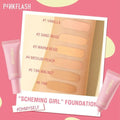 Pink Flash Matte Foundation Liquid Oil Control Warm Beige 03 Pink Flash